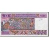 Madagascar - Pick 78b - 5'000 francs - 1'000 ariary - Série A - 1997 - Etat : SUP+