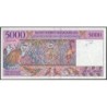 Madagascar - Pick 78b - 5'000 francs - 1'000 ariary - Série B - 1997 - Etat : SUP