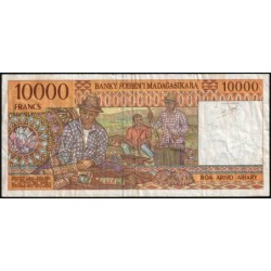 Madagascar - Pick 79b - 10'000 francs - 2'000 ariary - Série A - 1997 - Etat : TB-