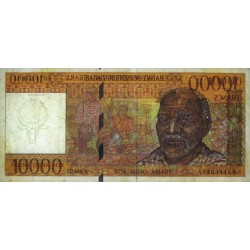 Madagascar - Pick 79b - 10'000 francs - 2'000 ariary - Série A - 1997 - Etat : TB-
