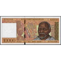 Madagascar - Pick 79b - 10'000 francs - 2'000 ariary - Série B - 1997 - Etat : NEUF