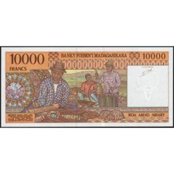 Madagascar - Pick 79b - 10'000 francs - 2'000 ariary - Série B - 1997 - Etat : NEUF