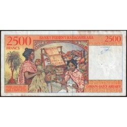 Madagascar - Pick 81 - 2'500 francs - 500 ariary - Série A - 1998 - Etat : TTB-