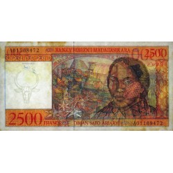 Madagascar - Pick 81 - 2'500 francs - 500 ariary - Série A - 1998 - Etat : TTB-