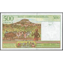 Madagascar - Pick 75a - 500 francs - 100 ariary - Série A - 1994 - Etat : NEUF