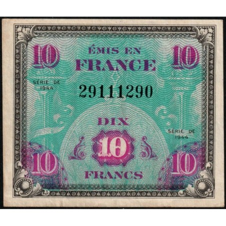VF 18-01 - 10 francs - Drapeau - 1944 - Sans série - Etat : TTB
