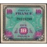 VF 18-01 - 10 francs - Drapeau - 1944 - Sans série - Etat : TTB