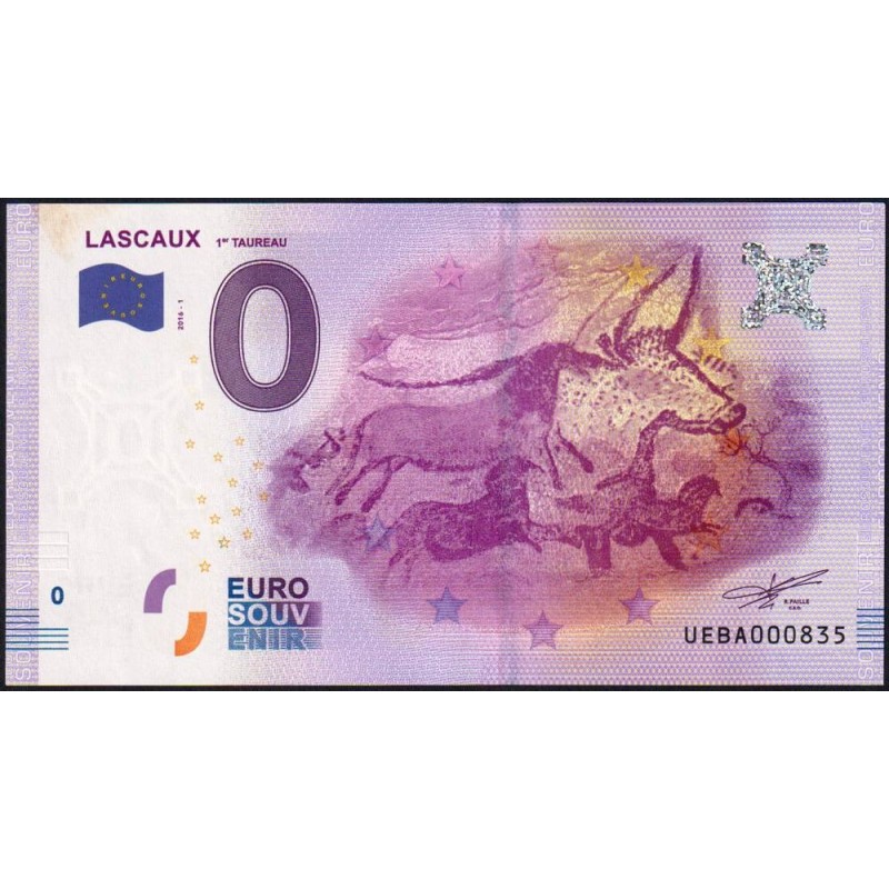 24 - Lascaux - 1er Taureau - UEBA-2016-1 - Etat : TTB