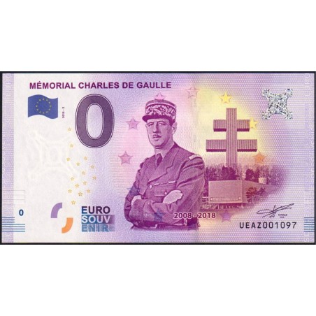 52 - Colombey les deux Églises - Mémorial Charles de Gaulle - UEAZ-2018-2 - Etat : NEUF