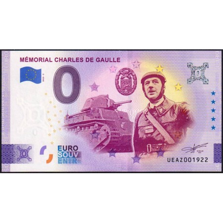 52 - Colombey les deux Églises - Mémorial Charles de Gaulle - UEAZ-2023-3 - Etat : NEUF