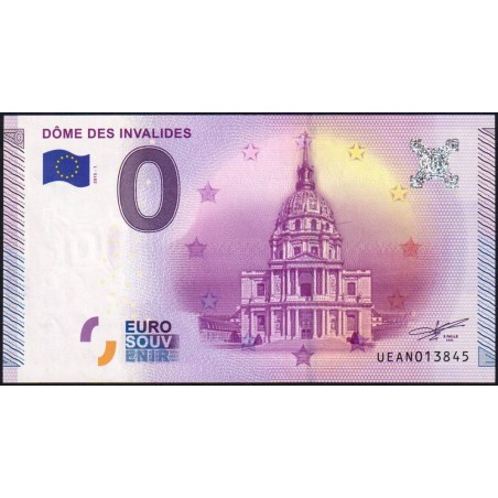 75 - Dôme des Invalides - UEAN-2015-1 - Etat : NEUF