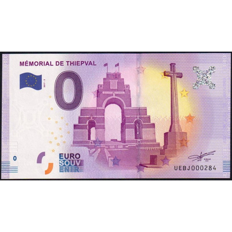 80 - Mémorial de Thiepval - UEBJ-2017-2 - Etat : NEUF