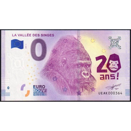 86 - La Vallée des Singes - UEAK-2018-2 - Etat : NEUF