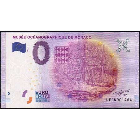 98 - Monaco - Musée Océanographique - UEAW-2016-2 - Etat : NEUF