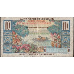 St-Pierre et Miquelon - Pick 23 - 10 francs - Série D.41 - 1950 - Etat : TB+