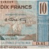 St-Pierre et Miquelon - Pick 23 - 10 francs - Série D.41 - 1950 - Etat : TB+