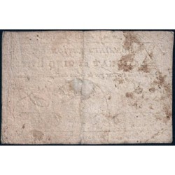 Assignat 12a - 5 livres - 6 mai 1791 - Série 8J - Etat : TB-