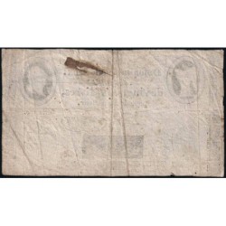 Assignat 22a - 25 livres - 16 décembre 1791 - Série 120 - Etat : TB-
