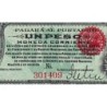 Rép. Dominicaine - Pick S131r - 1 peso - Série C - 1898 - Etat : pr.NEUF