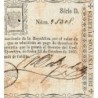 Rép. Dominicaine - Pick 28 - 10 centavos fuertes - Série D - 23/10/1865 - Etat : TTB