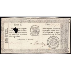 Rép. Dominicaine - Pick 38 - 40 centavos - Série B - 26/03/1867 - Etat : TB