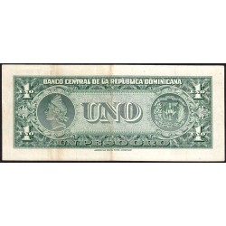 Rép. Dominicaine - Pick 60b - 1 peso oro - Série V - 1955 - Etat : TTB+ à SUP