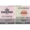 Rép. Dominicaine - Pick 99a_2 - 1 peso oro - Série UU - 1967 - Etat : SPL