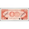 Rép. Dominicaine - Pick 104a_1s - 100 pesos oro - Série AA - 1965 - Spécimen - Etat : NEUF