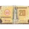 Rép. Dominicaine - Pick 120b_1s - 20 pesos oro - Série AE - 1980 - Spécimen - Etat : SPL+