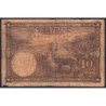 Congo Belge - Pick 9 - 10 francs - Série C - 10/09/1937 - Etat : B-