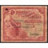 Congo Belge - Pick 13 - 5 francs - Série E - Deuxième émission - 10/06/1942 - Etat : B