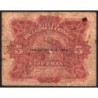 Congo Belge - Pick 13 - 5 francs - Série E - Deuxième émission - 10/06/1942 - Etat : B