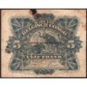 Congo Belge - Pick 13Ab - 5 francs - Série N - Quatrième émission - 10/08/1943 - Etat : B