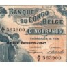 Congo Belge - Pick 13Ad - 5 francs - Série A/V - Sixième émission - 10/04/1947 - Etat : TTB+