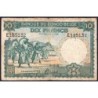Congo Belge - Pick 14 - 10 francs - Série E - 10/12/1941 - Etat : TB-