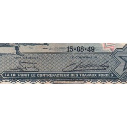 Congo Belge - Pick 14E_2 - 10 francs - Série A/P - 15/08/1949 - Etat : TB-