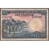 Congo Belge - Pick 14E_2 - 10 francs - Série A/Q - 15/08/1949 - Etat : B