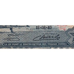 Congo Belge - Pick 14E_2 - 10 francs - Série A/Q - 15/08/1949 - Etat : B