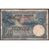 Congo Belge - Pick 15 - 20 francs - Série C - 10/09/1940 - Etat : B-
