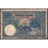 Congo Belge - Pick 15 - 20 francs - Série C - 10/09/1940 - Etat : B-