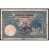 Congo Belge - Pick 15E - 20 francs - Série W - 10/04/1946 - Etat : B+