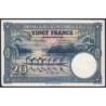 Congo Belge - Pick 15G - 20 francs - Série AT - Huitième émission - 18/05/1949 - Etat : TTB+