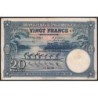 Congo Belge - Pick 15H - 20 francs - Série AY - Neuvième émission - 11/04/1950 - Etat : TB+