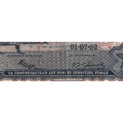 Congo Belge - Ruanda Urundi - Pick 22_1 - 10 francs - Série A - 01/07/1952 - Etat : B+