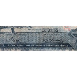 Congo Belge - Ruanda Urundi - Pick 22_2 - 10 francs - Série C - 15/07/1952 - Etat : TB-