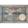 Congo Belge - Ruanda Urundi - Pick 23_2 - 20 francs - Série D - 01/09/1952 - Etat : TB-