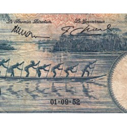 Congo Belge - Ruanda Urundi - Pick 23_2 - 20 francs - Série D - 01/09/1952 - Etat : TB-