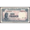Congo Belge - Ruanda Urundi - Pick 30b_5 - 10 francs - Série W - 01/11/1956 - Etat : TTB
