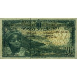 Congo Belge - Ruanda Urundi - Pick 31_4 - 20 francs - Série R - 01/06/1957 - Etat : SPL+