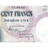 Congo Belge - Ruanda Urundi - Pick 33c - 100 francs - Série AP - 01/09/1960 - Etat : TB+